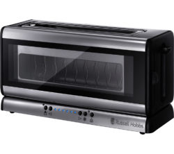 RUSSELL HOBBS  21310 2-Slice Toaster - Black Glass